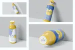 موکاپ بطری آبمیوه و نوشیدنی