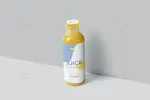 موکاپ بطری آبمیوه و نوشیدنی
