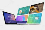 موکاپ مک بوک MacBook Mock-Up