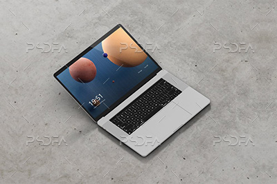 موکاپ لپ تاپ مک بوک اپل