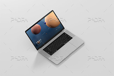 موکاپ لپ تاپ مک بوک اپل