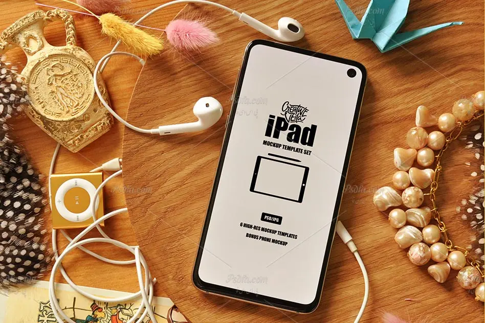 پیش نمایش و موکاپ تبلت آپد - iPad Mockup Scenes |🔥کد فایل 22936