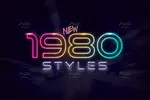 استایل و افکت متن رترو