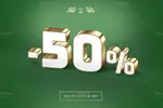 استایل متن طلایی سه بعدی