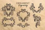 وکتور عناصر تزئینی زینتی