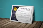 قالب لایه باز سرتیفیکیت و لوح تقدیر